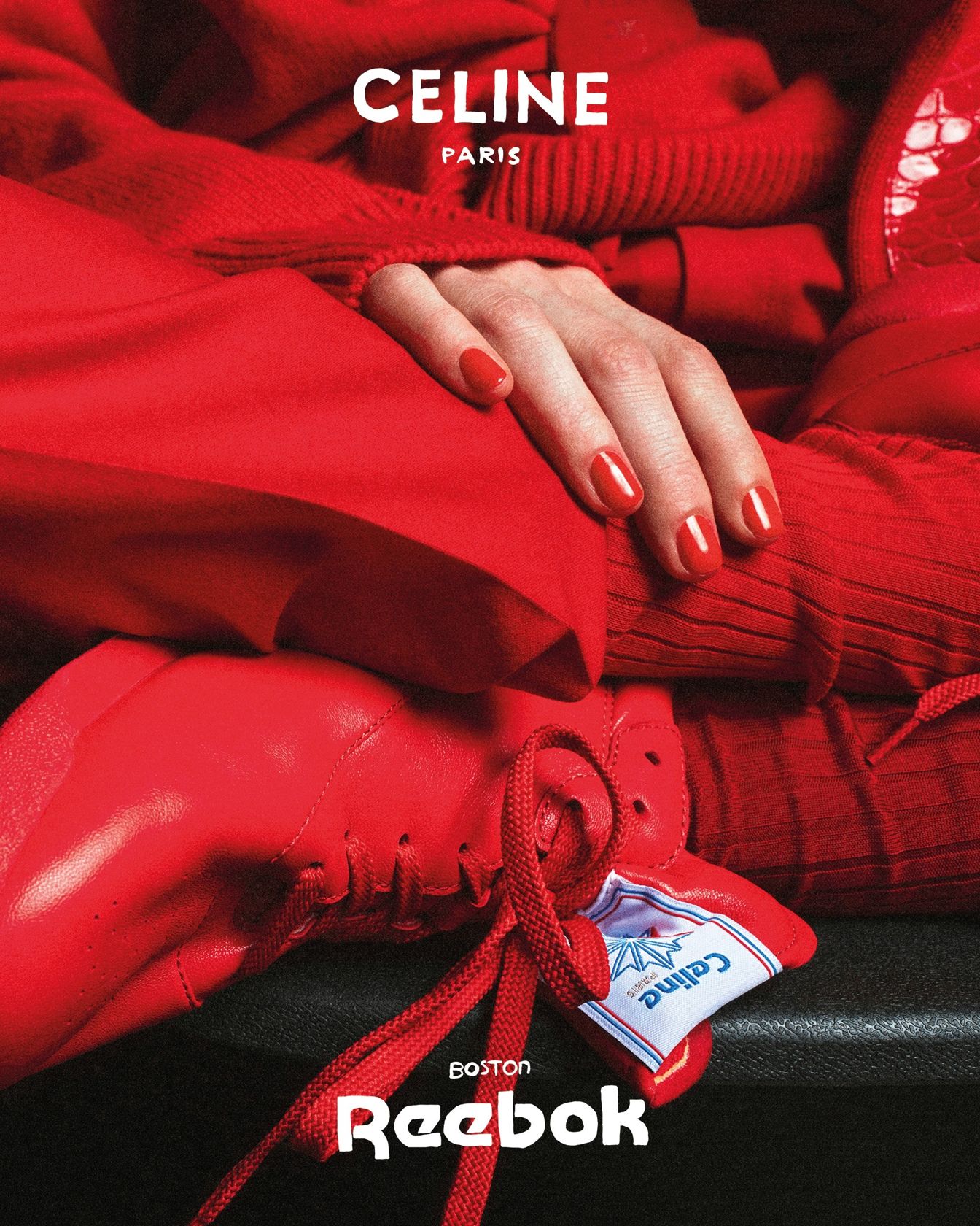 Fotografia da matéria: Celine leva o Reebok Freestyle Lo ao universo do luxo