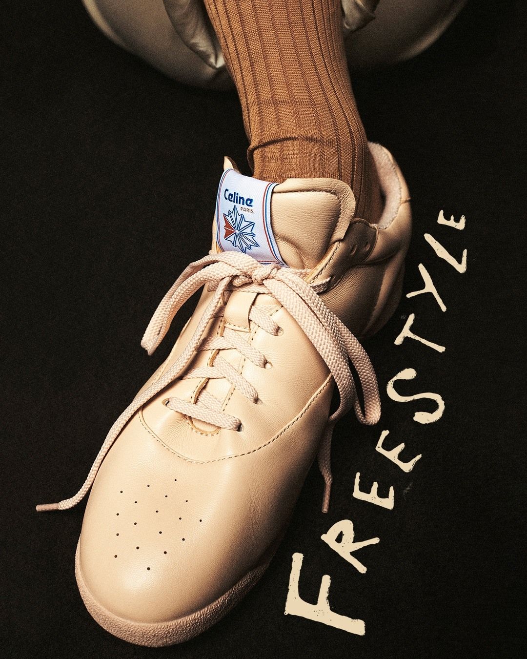 Fotografia da matéria: Celine leva o Reebok Freestyle Lo ao universo do luxo