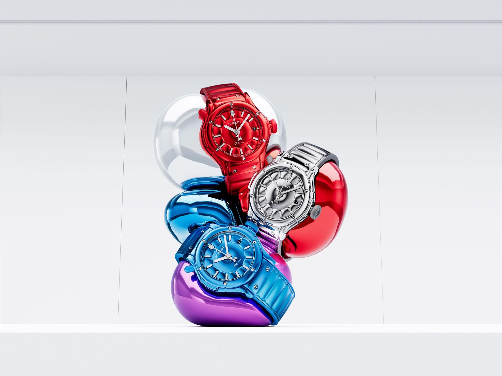 Hublot e Jeff Koons transformam o tempo em arte pop