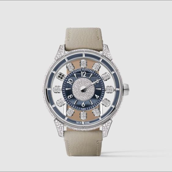 Fotografia da matéria: Louis Vuitton transforma as horas em cubos no novo Tambour Spin Time
