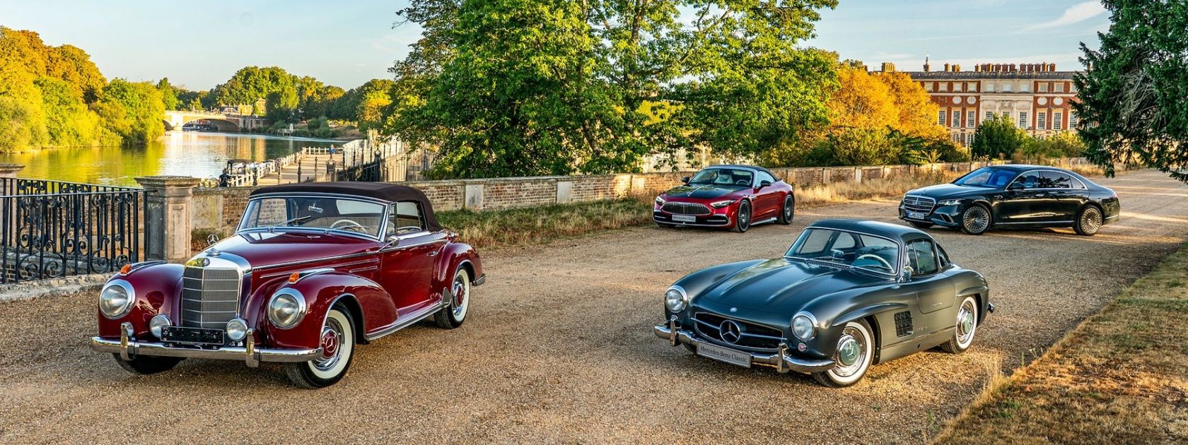 Fotografia da matéria: Mercedes-Benz e Henry Poole unem automóveis e alfaiataria em Hampton Court