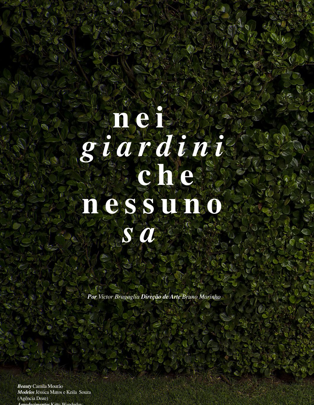 Fotografia da matéria: Nei Giardini Che Nessuno Sa