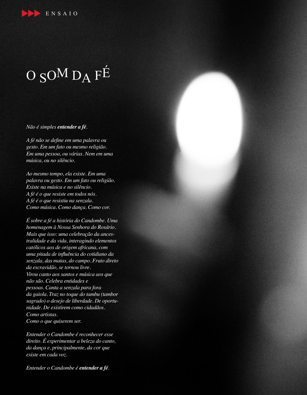 O som da fé
