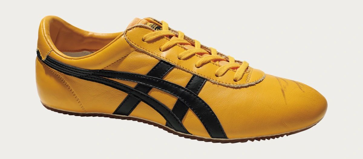 Onitsuka Tiger TAI-CHI amarelo e preto associado ao filme Kill Bill