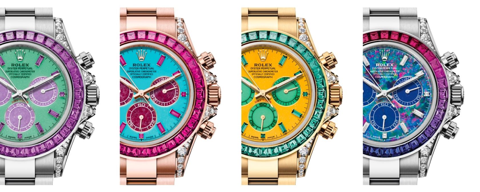 Rolex transforma as quatro estações em Daytonas únicos