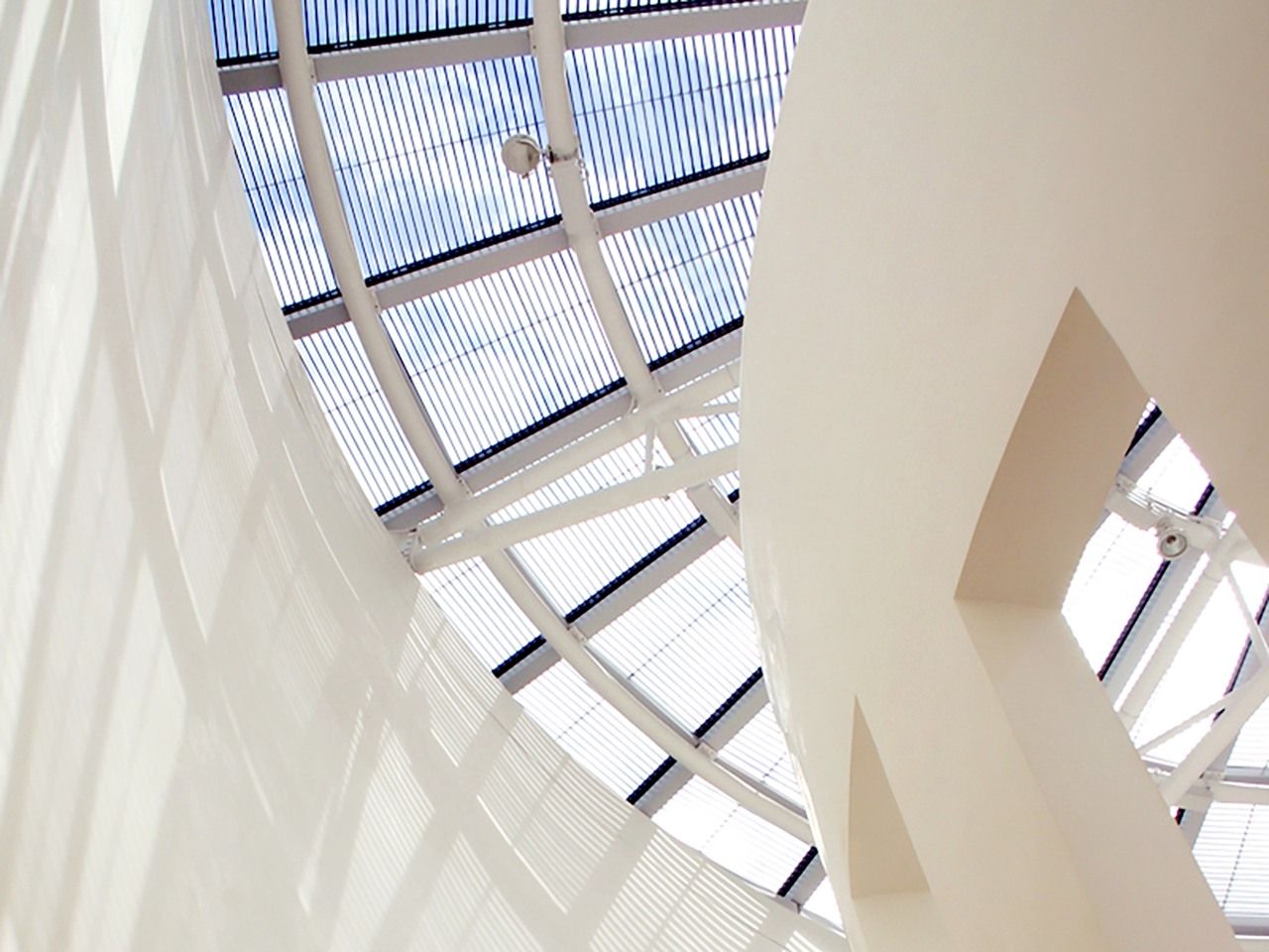 Luz natural e geometria na rotunda do Leeum Museum of Art