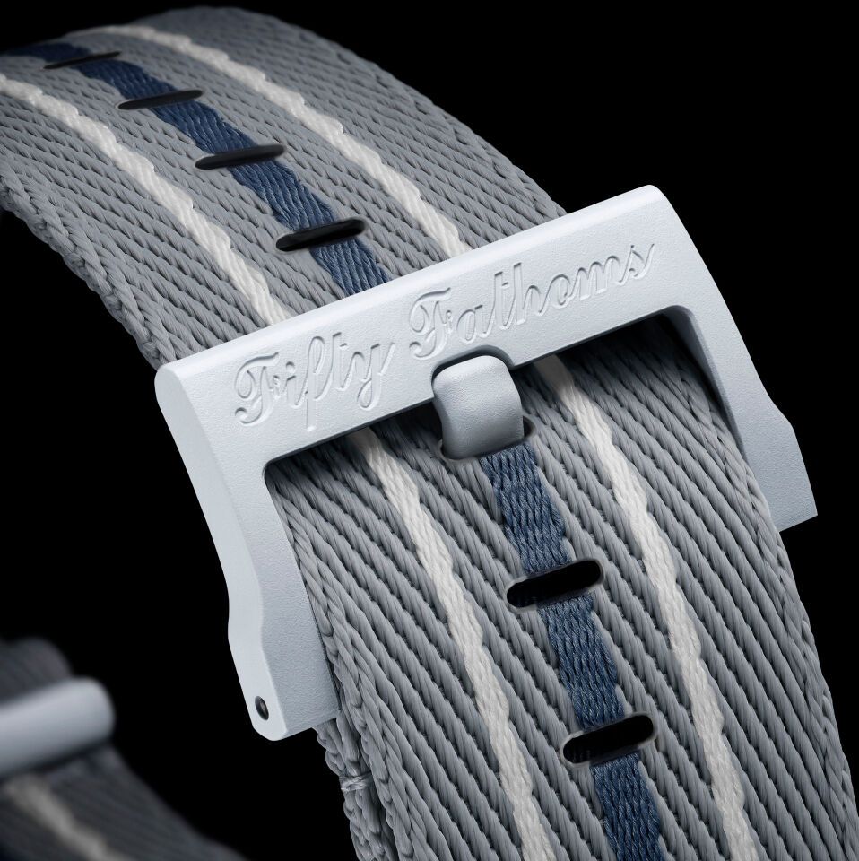 Relógio Blancpain Fifty Fathoms e referência à sua história no mergulho